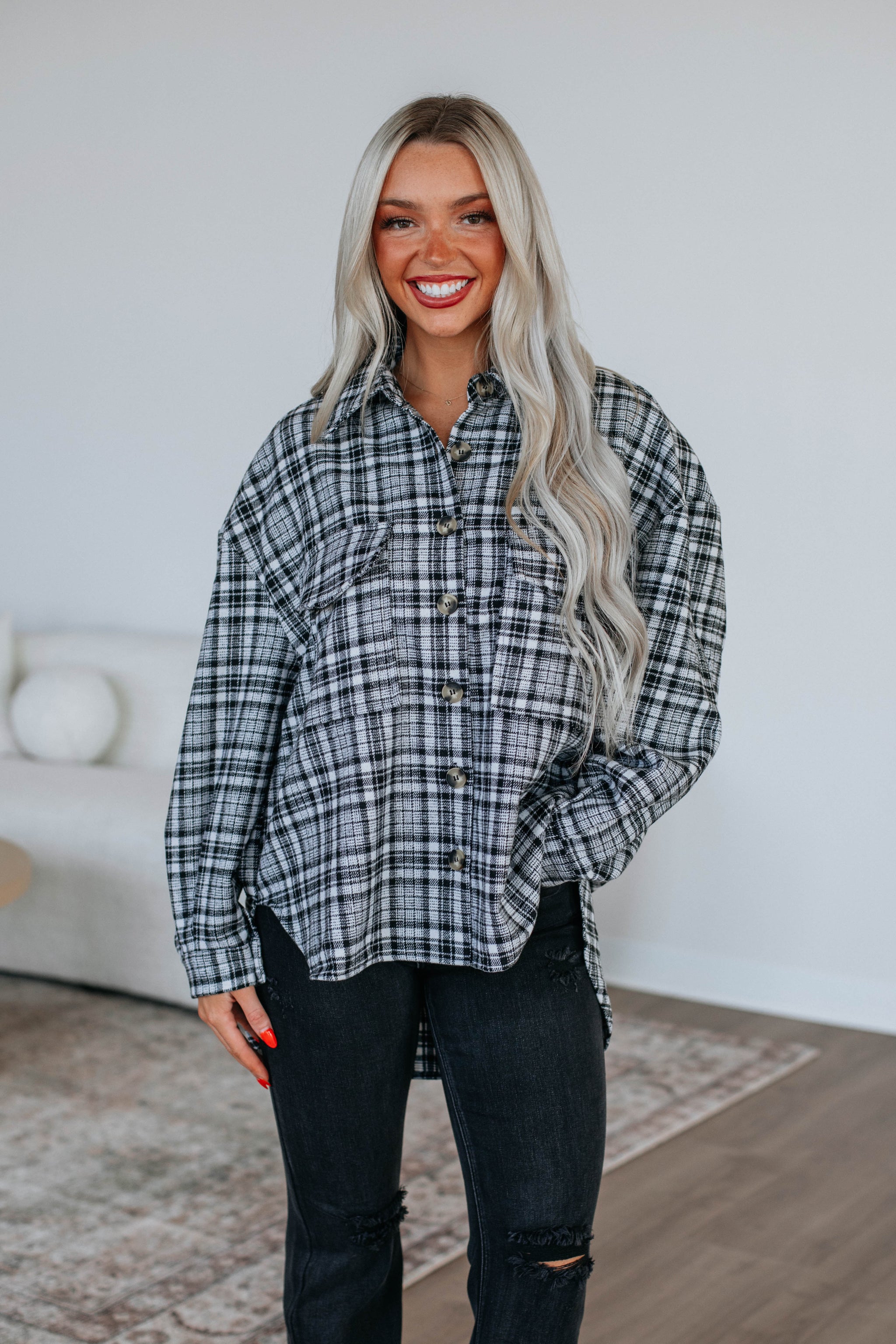 Tommie Flannel Top