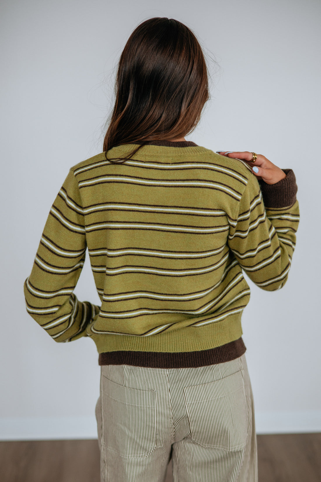Marleigh Striped Cardigan