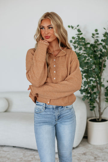 Brooke Cardigan - Camel