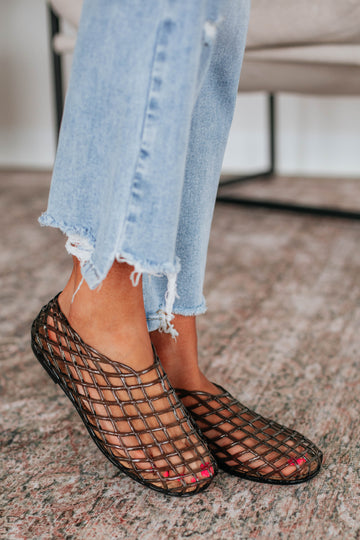 Totally Jelly Flats - Black