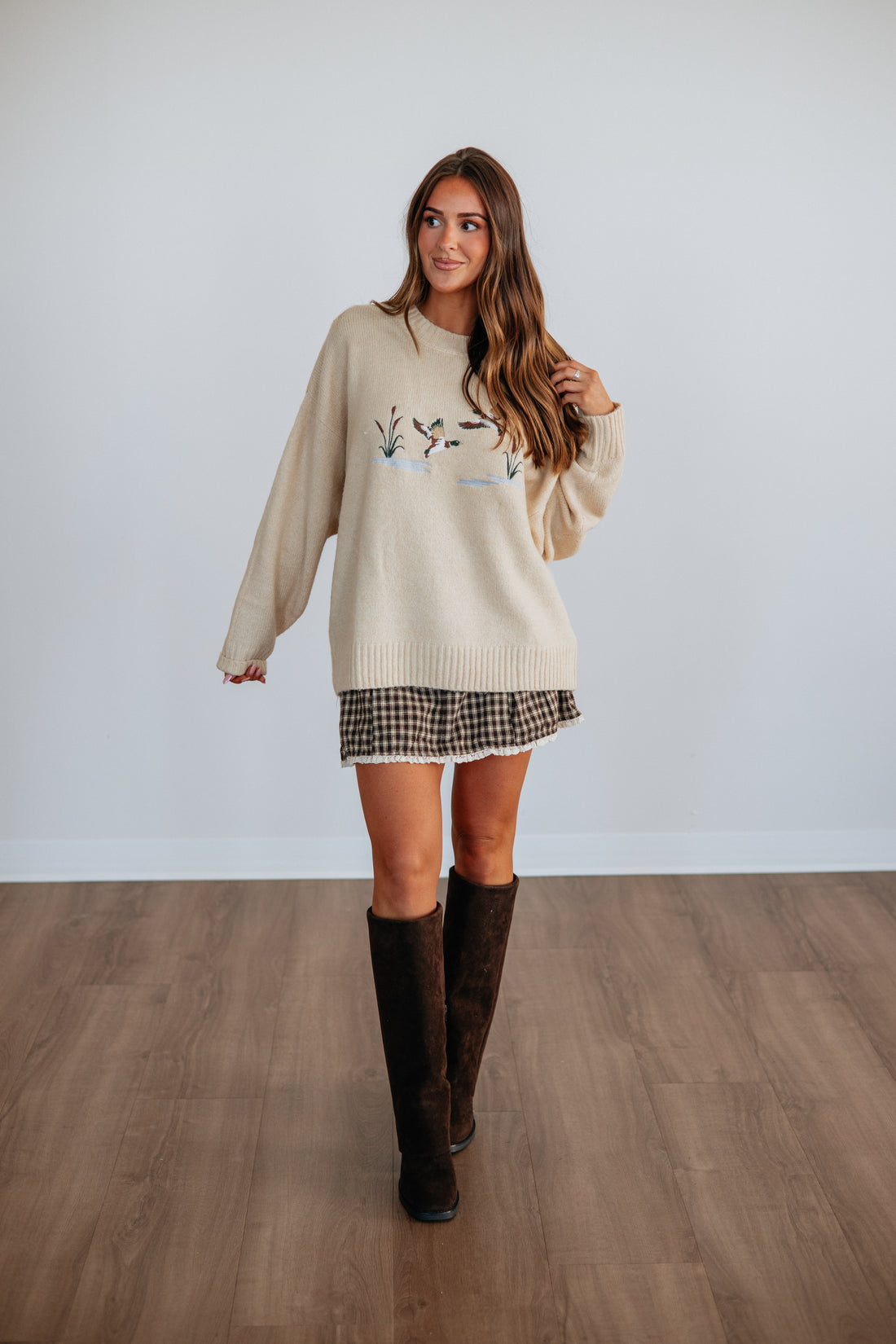 Perra Plaid Skirt