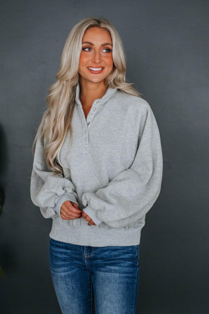 Tulley Pullover - Heather Grey