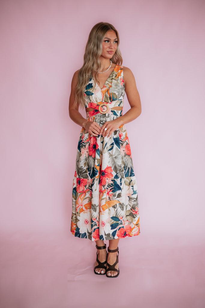 Resort Romance Midi Dress – Wild Oak Boutique