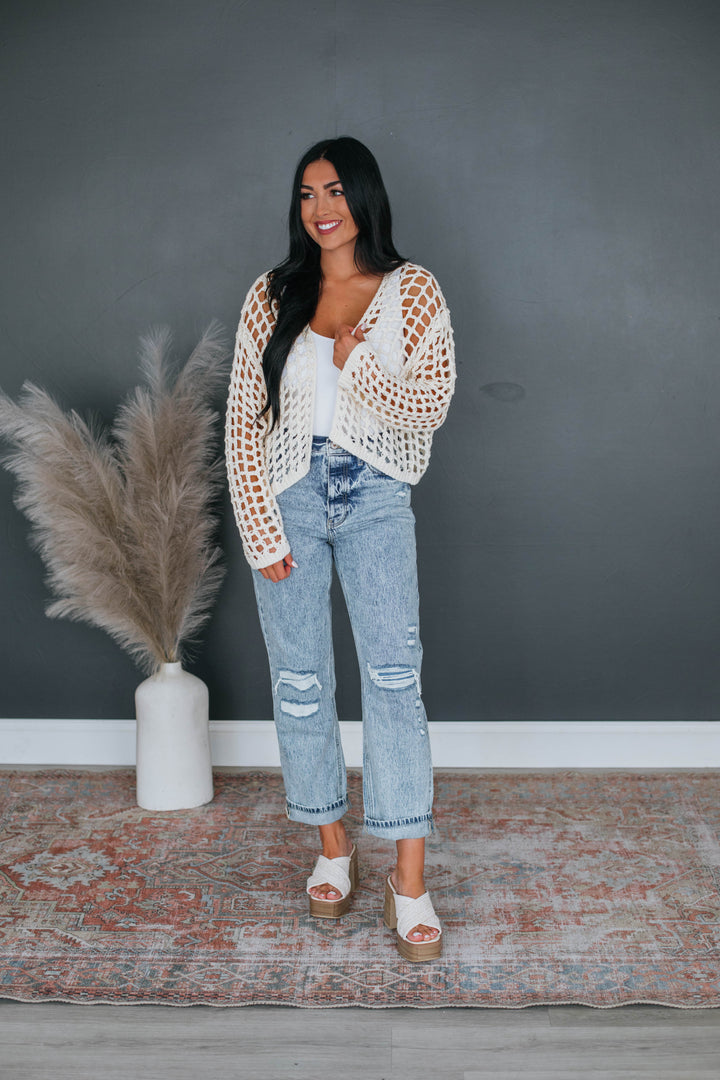 Verity Crochet Cardigan