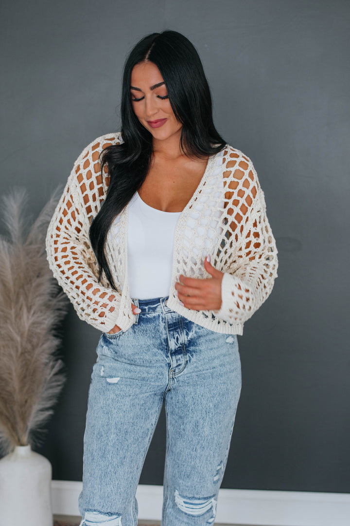 Verity Crochet Cardigan