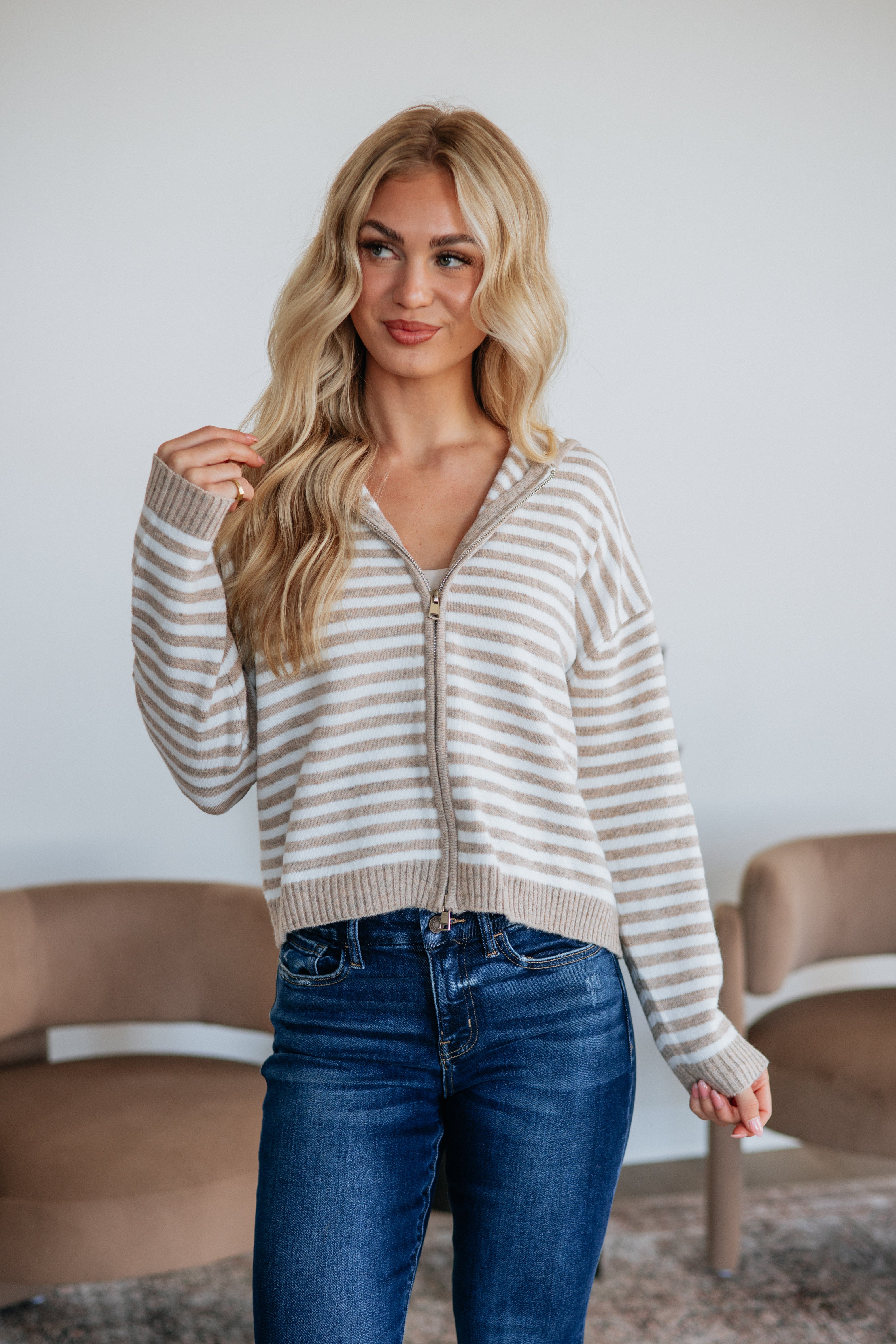 Allie Striped Sweater – Wild Oak Boutique