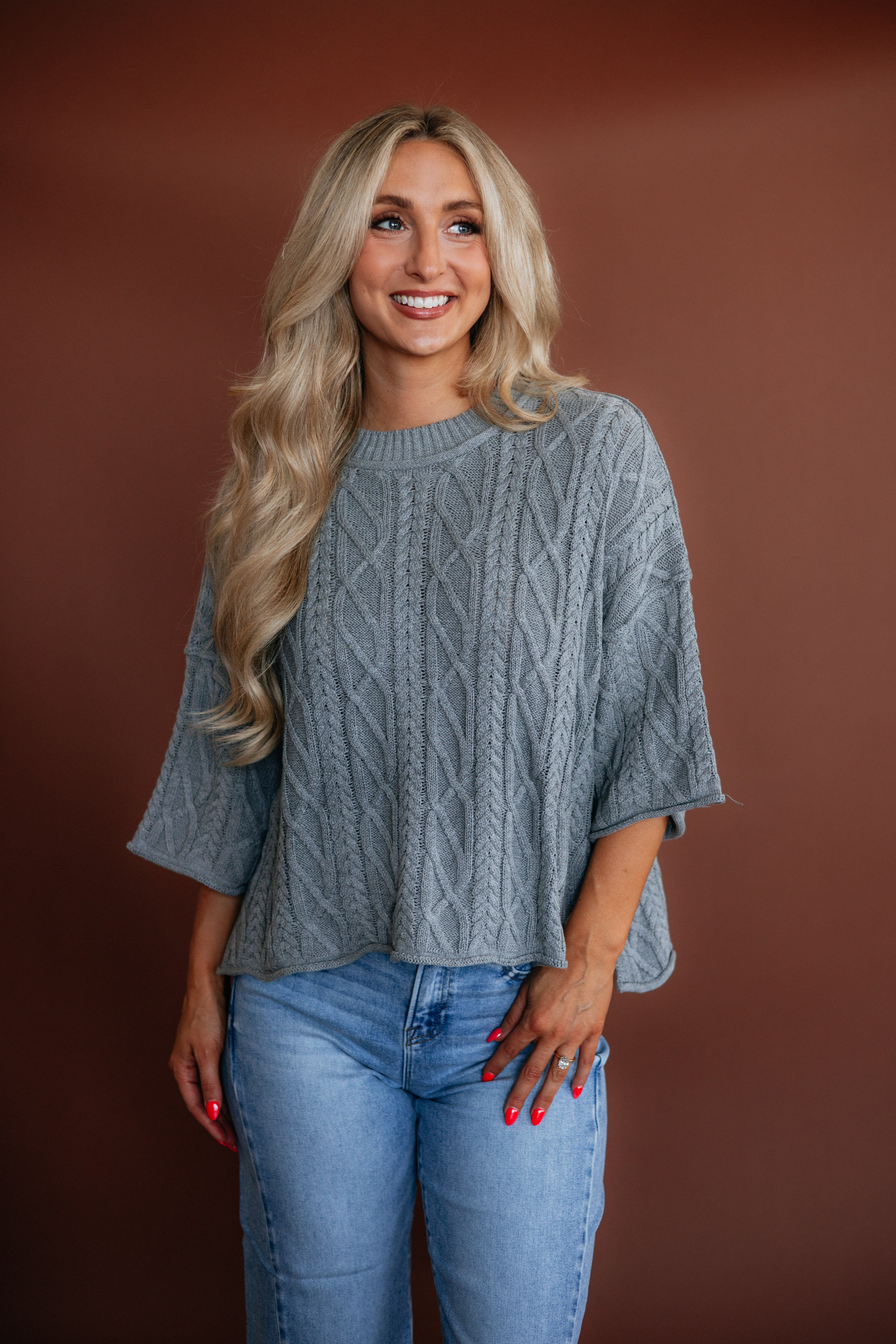 Nicole Sweater Top – Wild Oak Boutique
