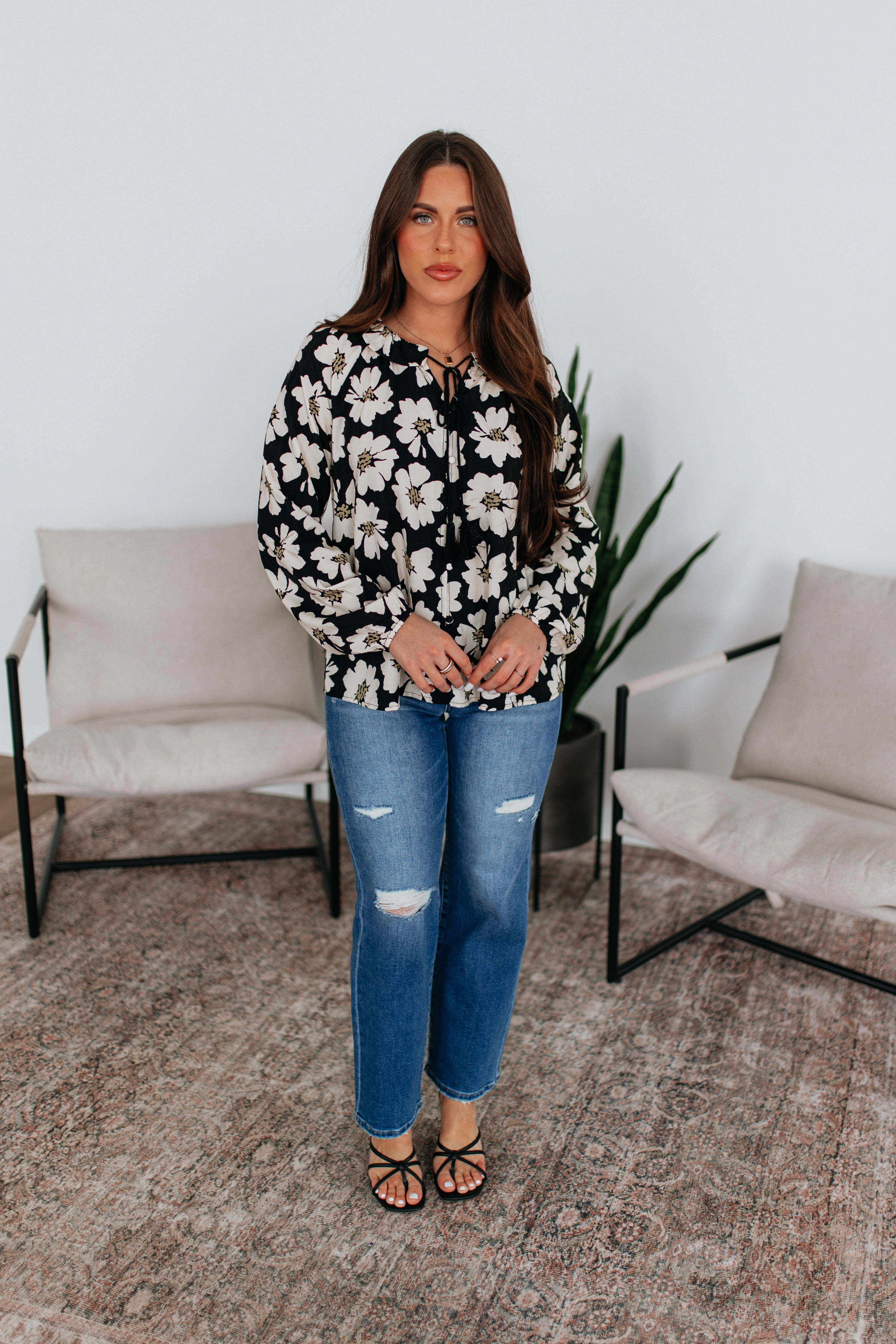 Lennon Floral Top