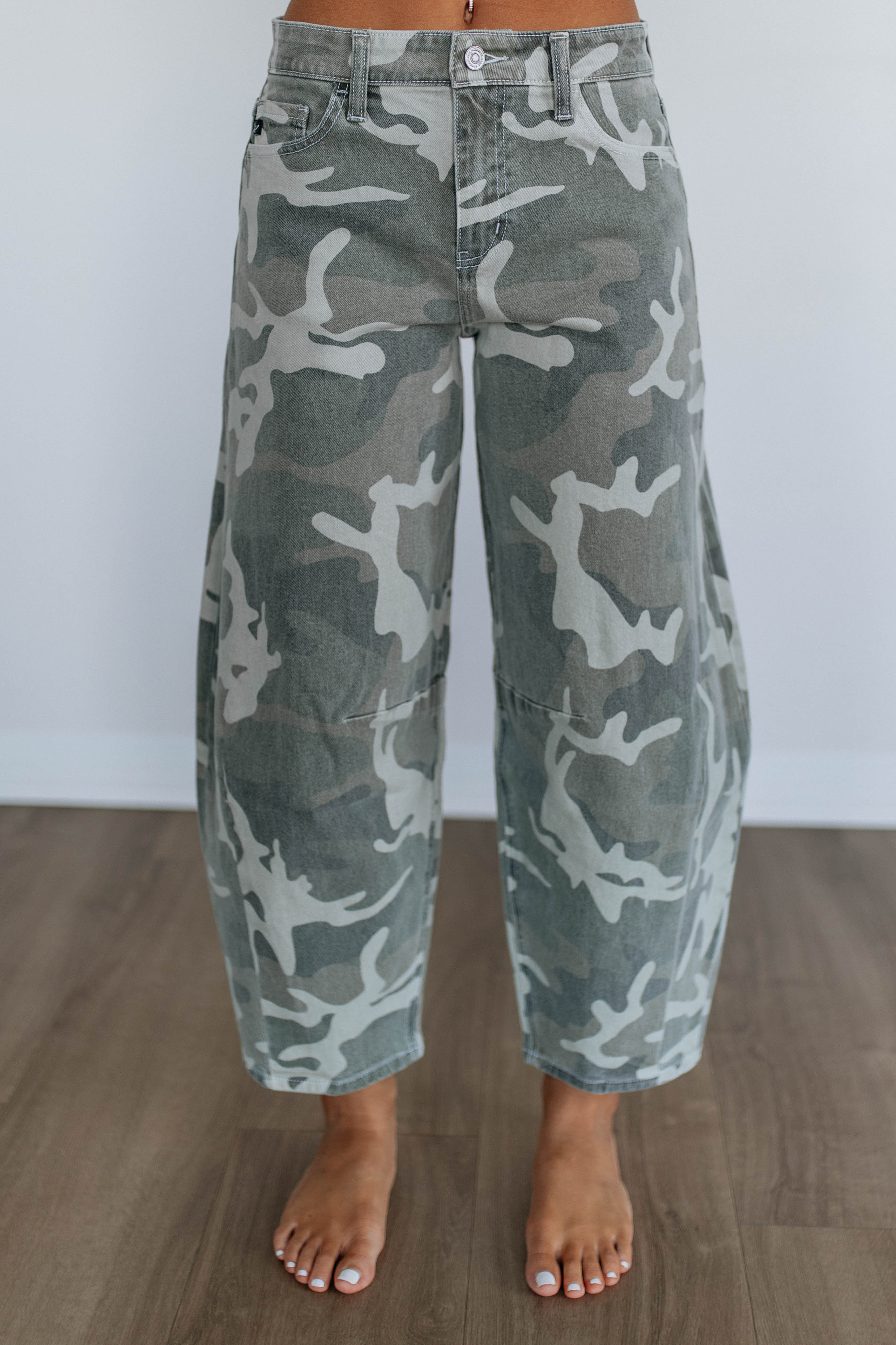 Razlyn KanCan Jeans - Camouflage – Wild Oak Boutique