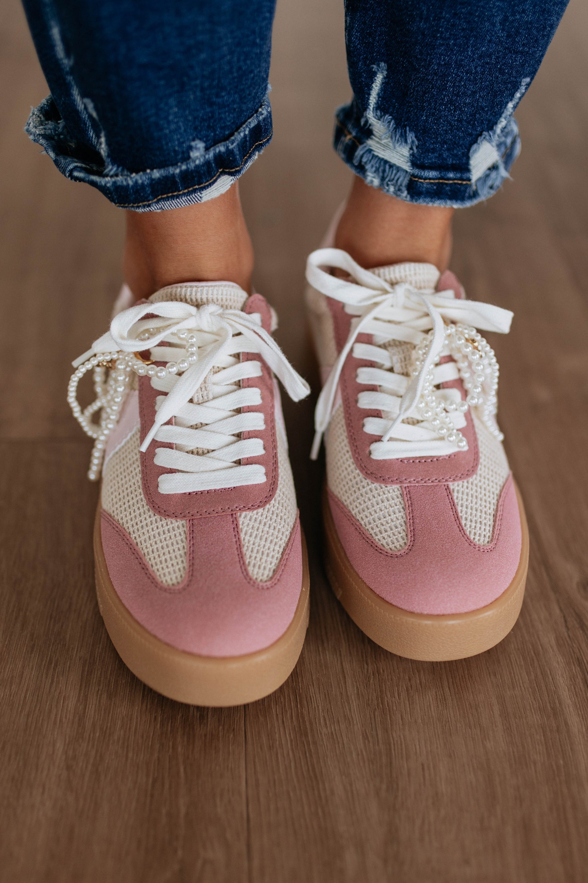 Watch Your Step Sneakers - Mauve Mix