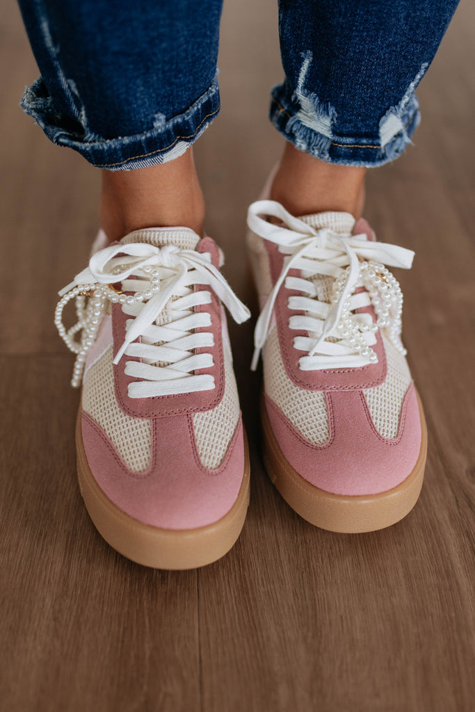 Watch Your Step Sneakers - Mauve Mix