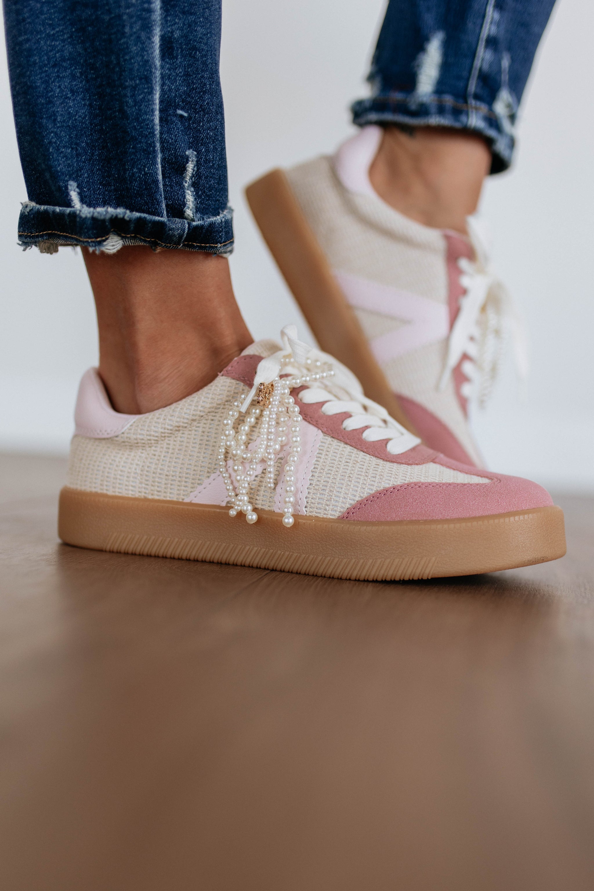 Watch Your Step Sneakers - Mauve Mix