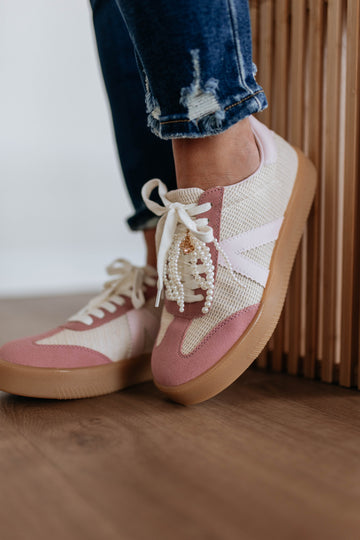 Watch Your Step Sneakers - Mauve Mix