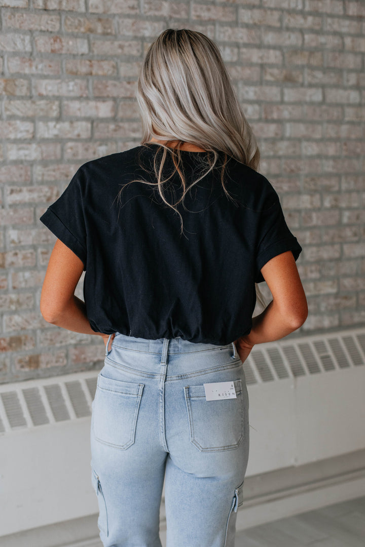 Watson Cropped Tee - Black