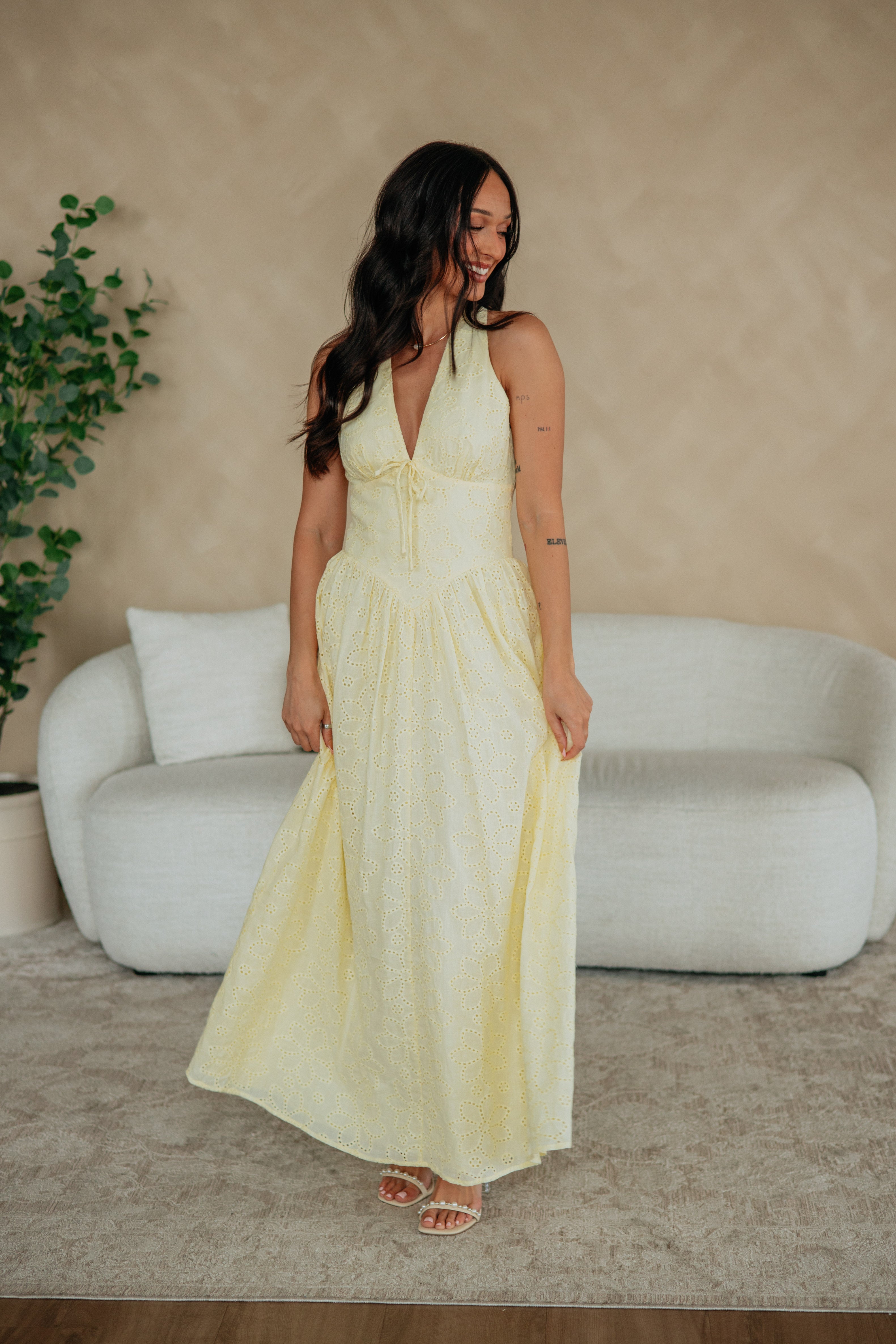 maxi dress lot Halter Draped Backless Maxi Dress White