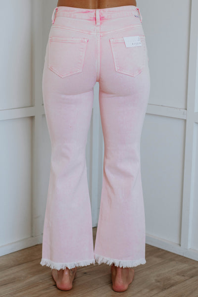 Willow Risen Jeans - Acid Pink