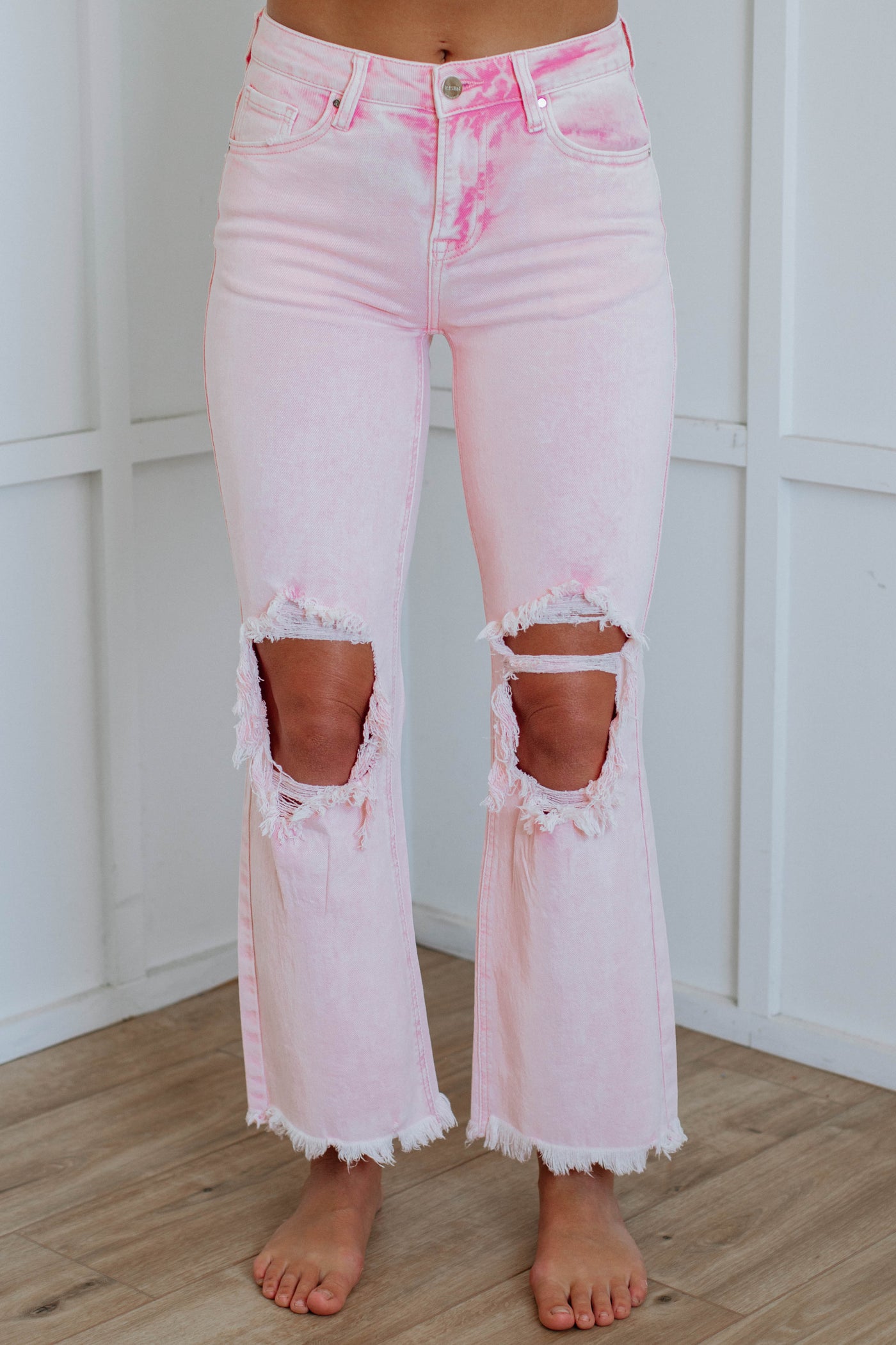 Willow Risen Jeans - Acid Pink