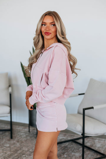 Zali Washed Skirt - Blush