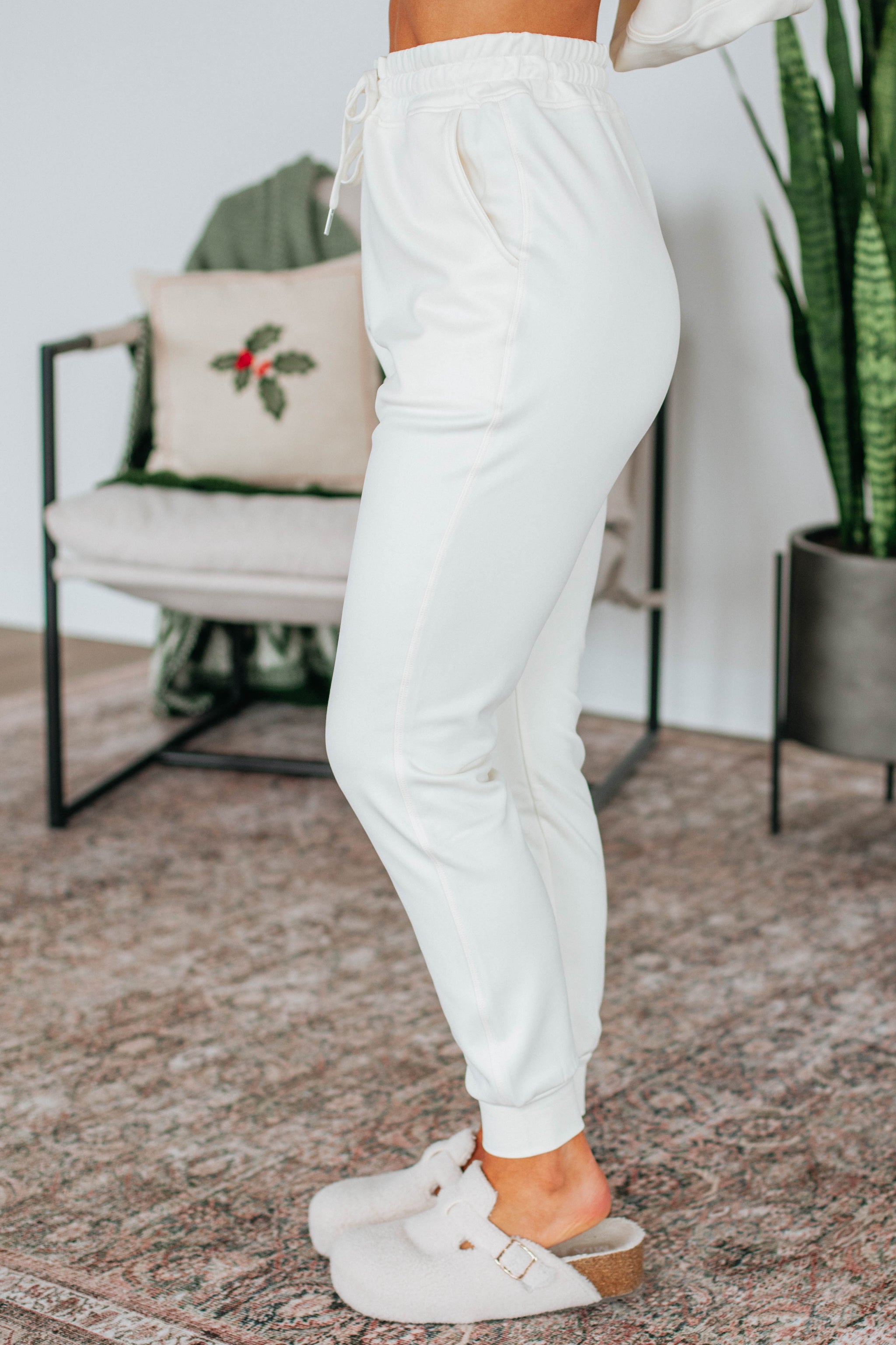 Zealand Lounge Joggers - Cream