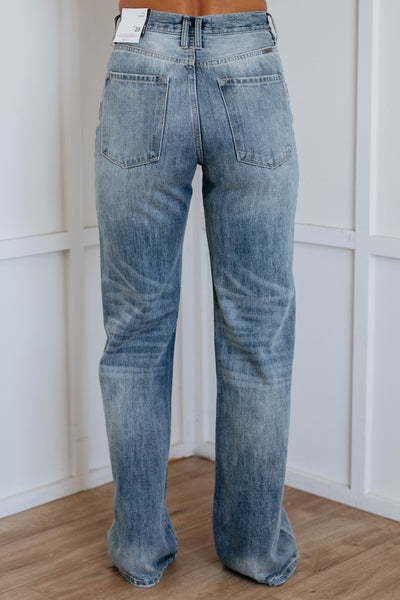 Arlo KanCan Wide Leg Jeans - Medium Wash