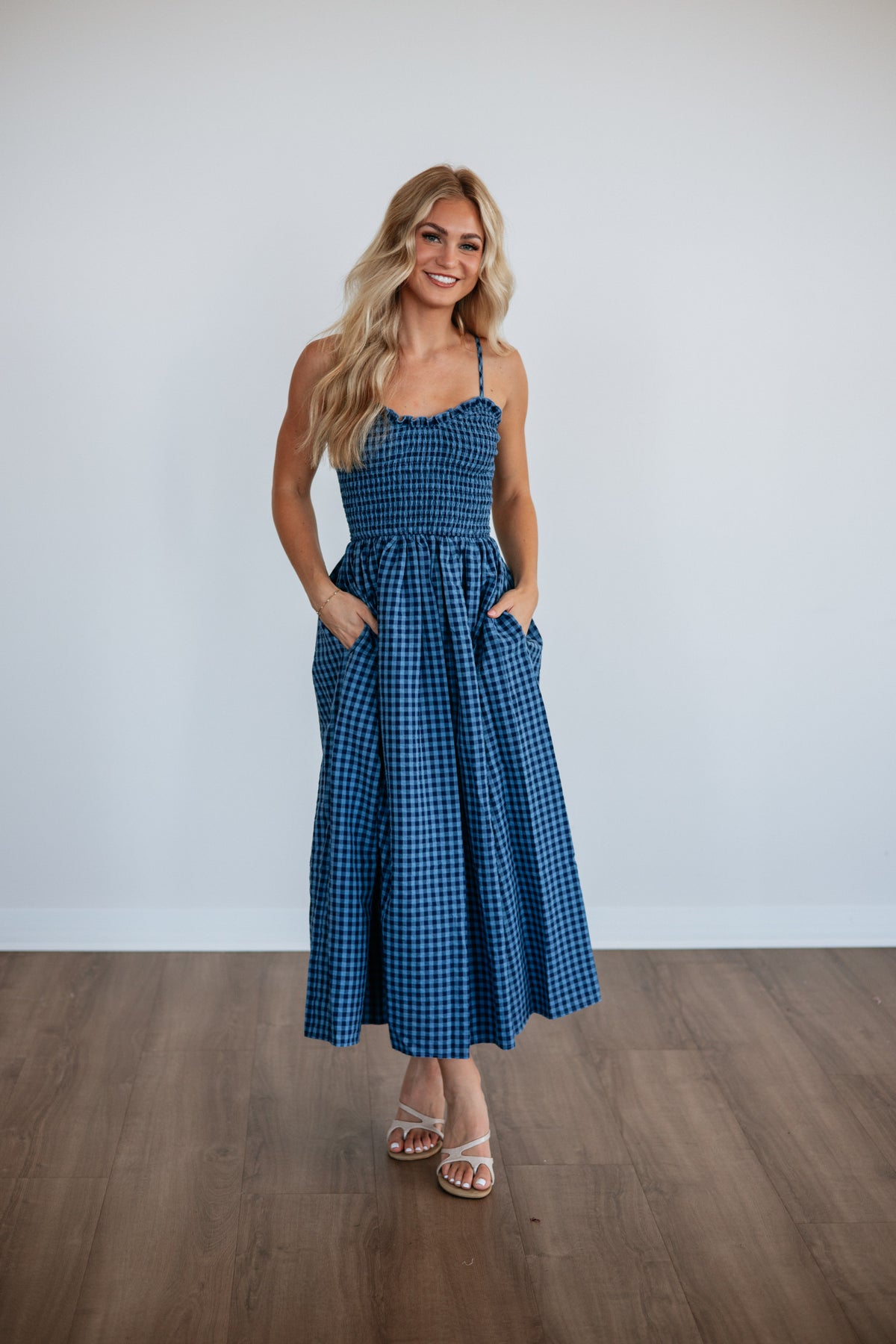 Elise Gingham Dress – Wild Oak Boutique