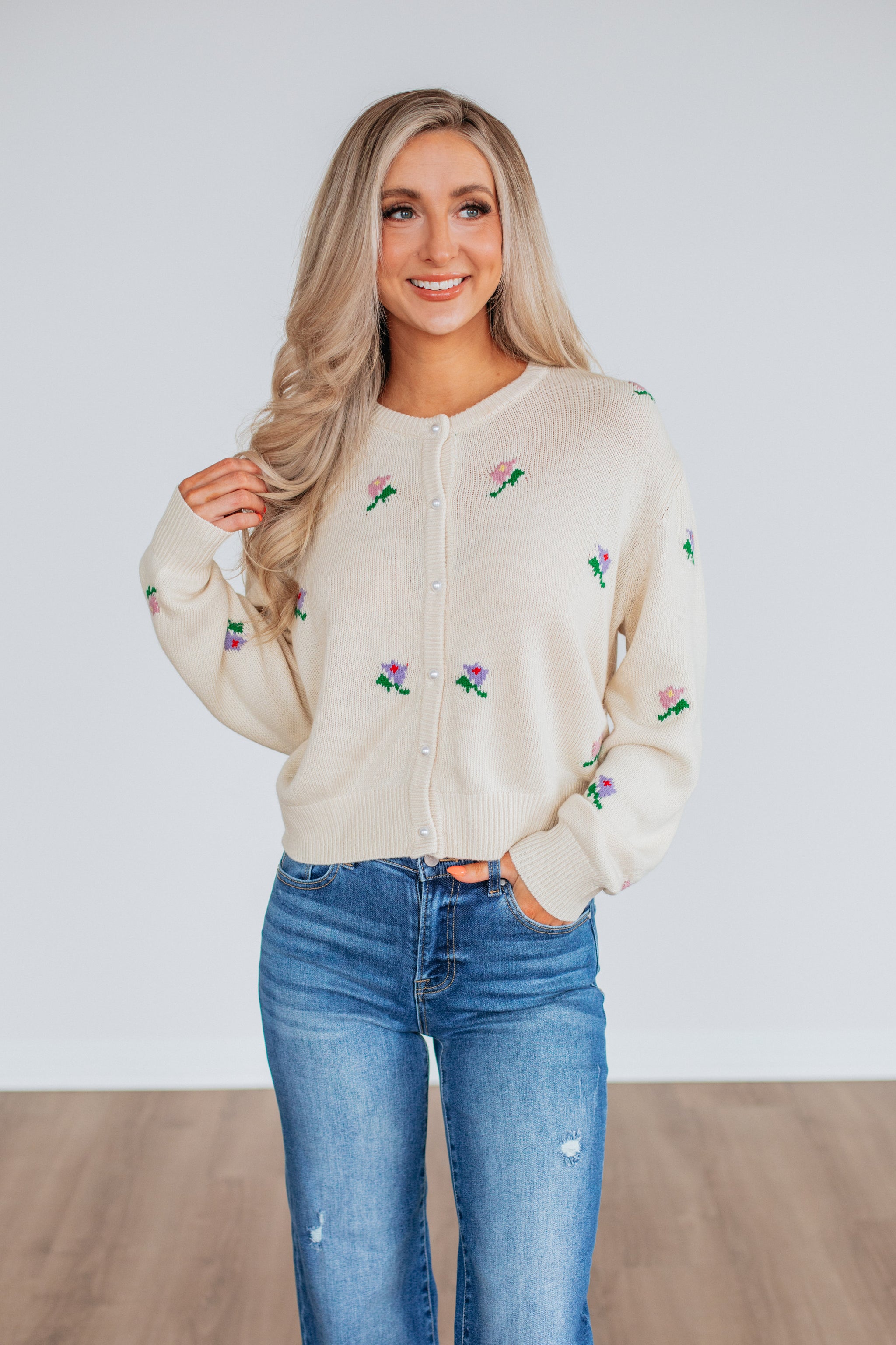 Betty Floral Cardigan
