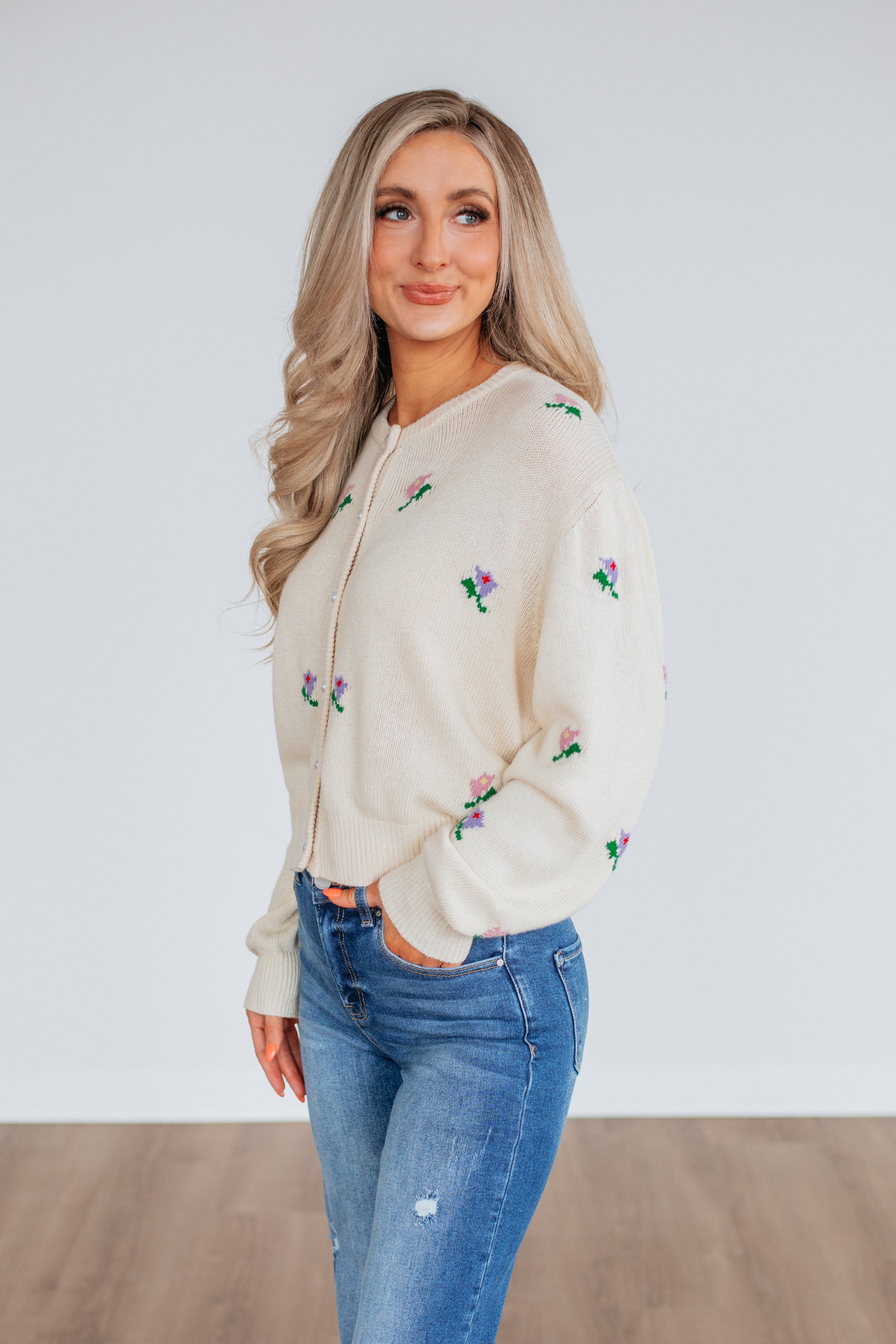 Betty Floral Cardigan