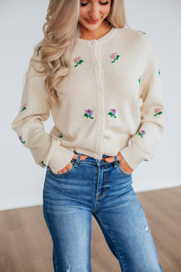 Betty Floral Cardigan