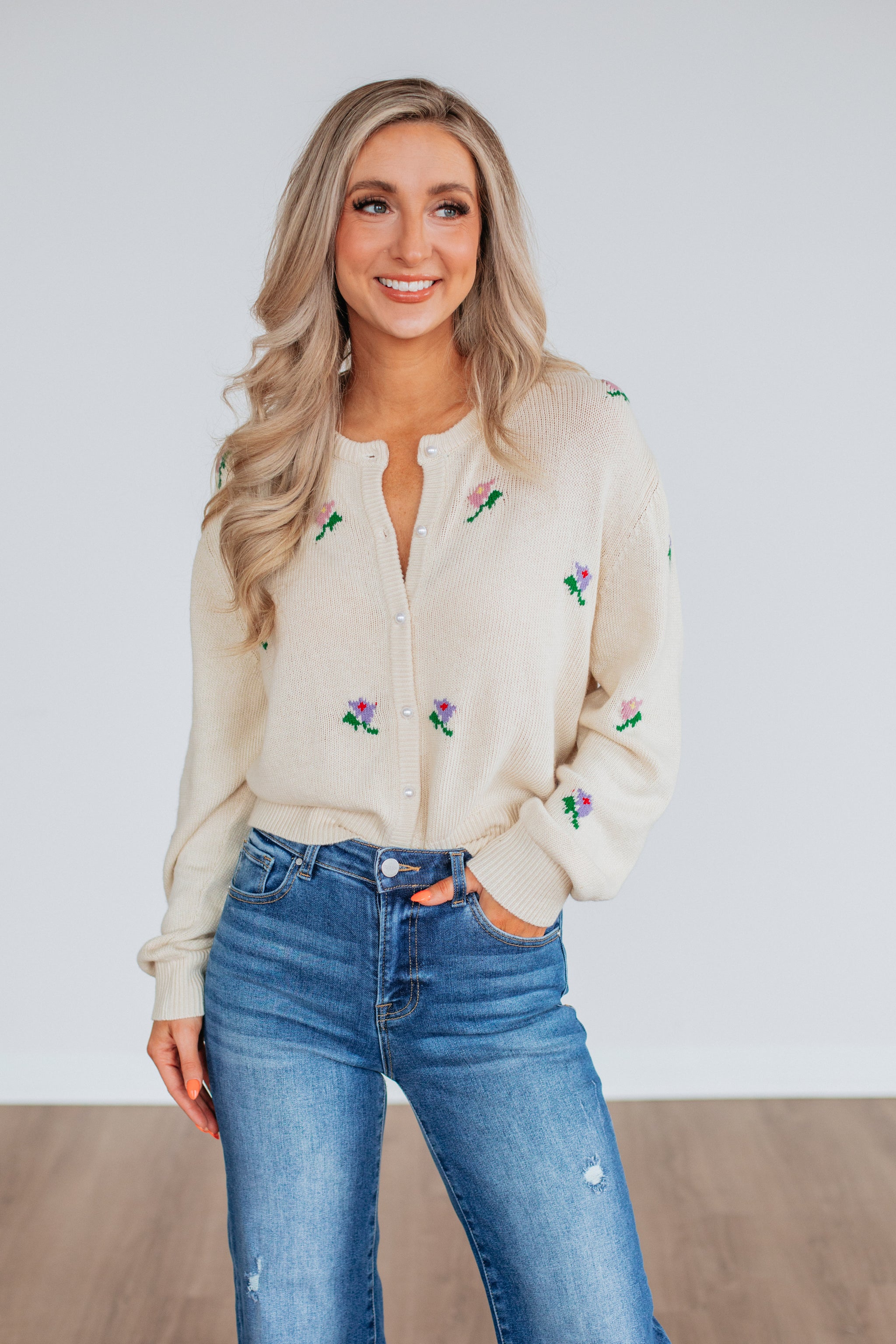 Betty Floral Cardigan