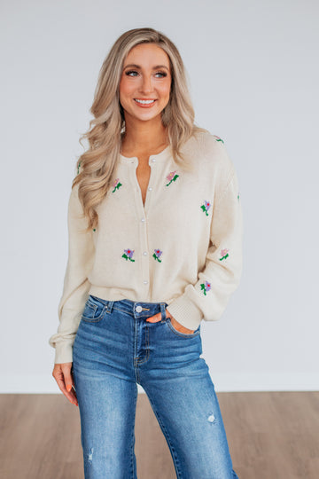 Betty Floral Cardigan