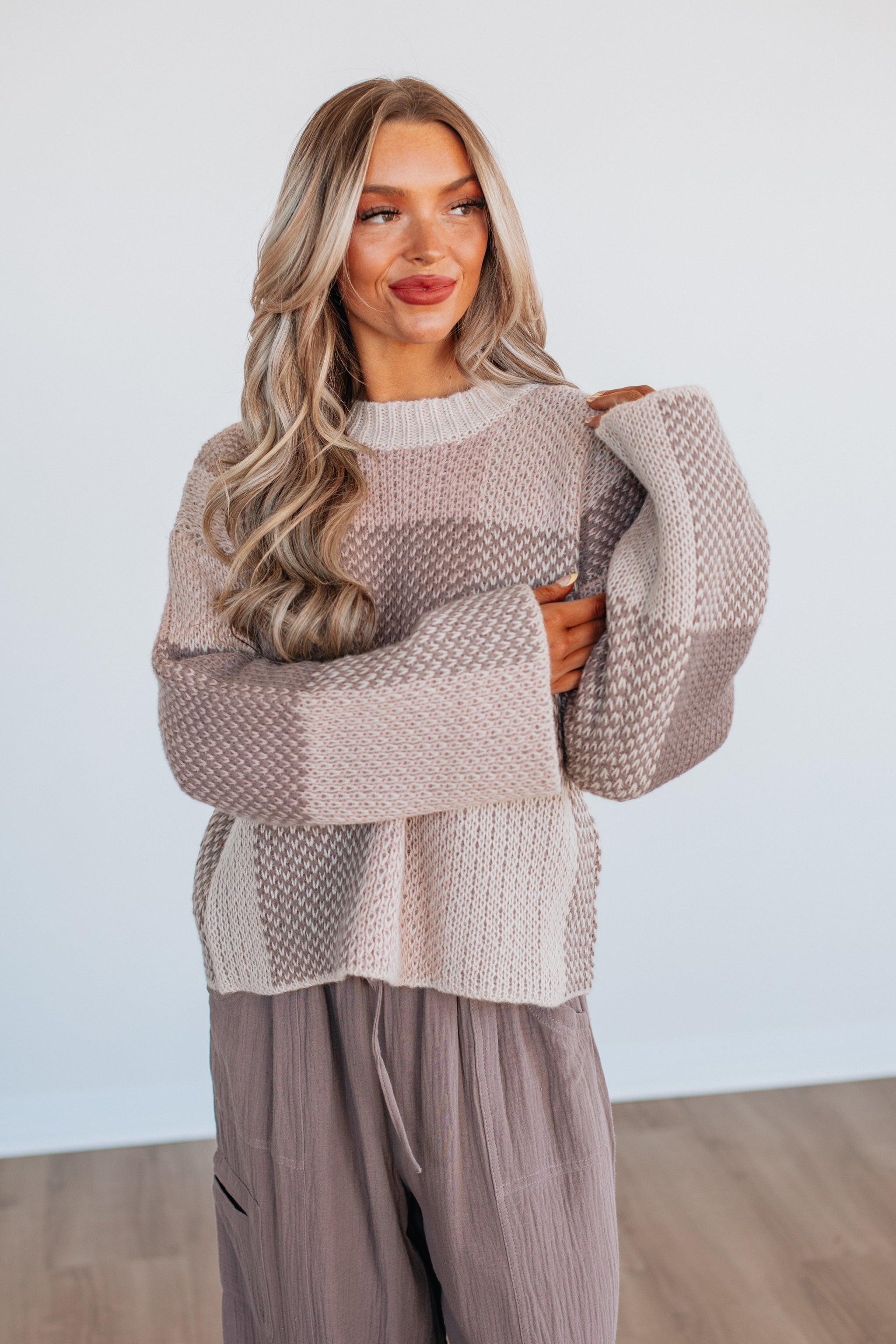 Amabel Checkered Sweater