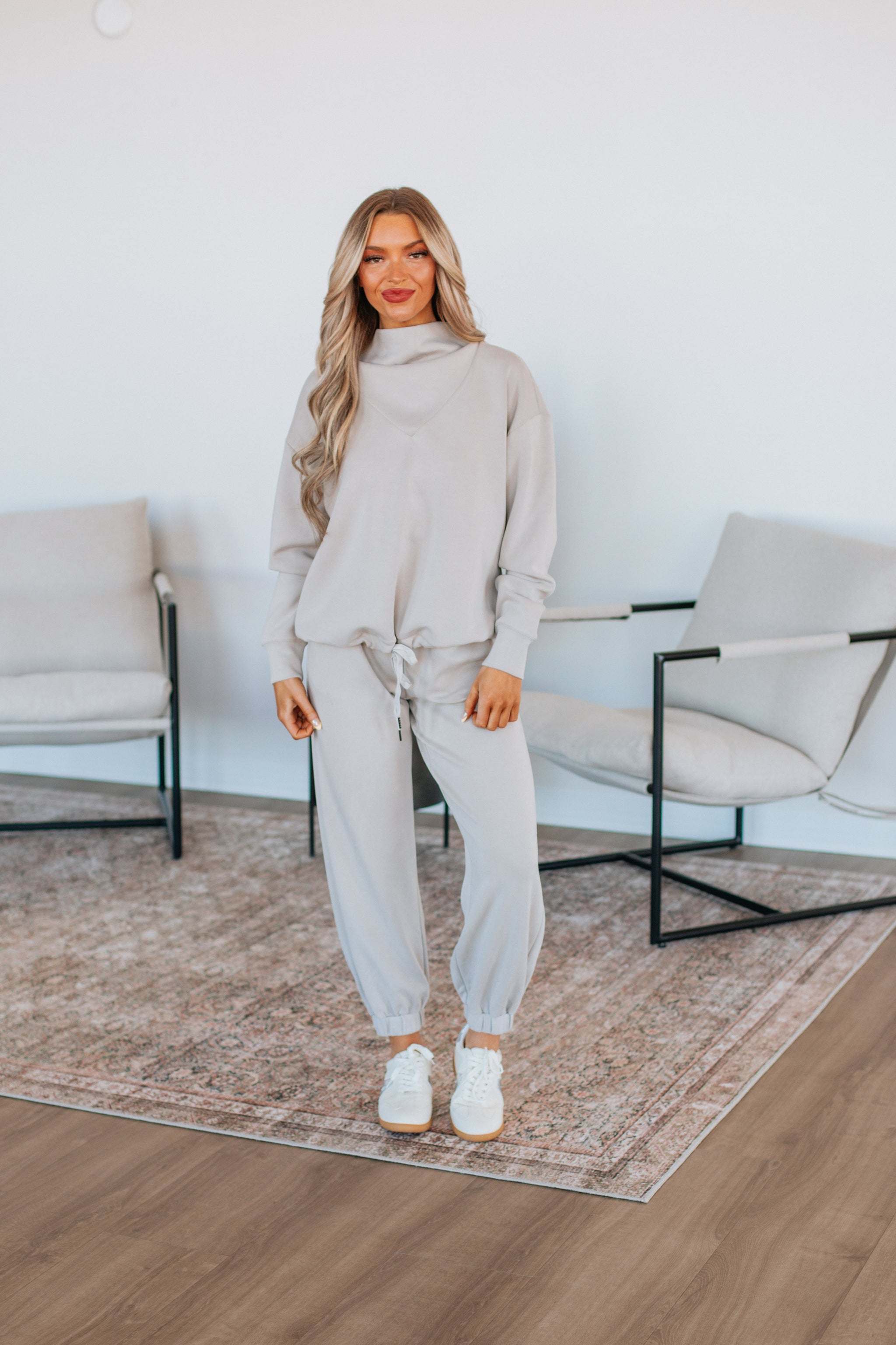 Teleri Lounge Joggers - Stone