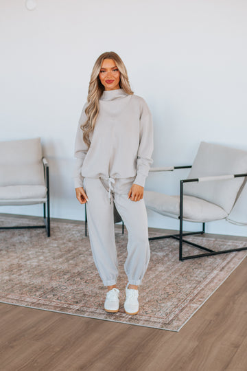 Teleri Lounge Joggers - Stone