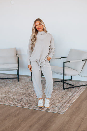 Teleri Lounge Joggers - Stone