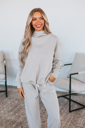 Teleri Lounge Top - Stone