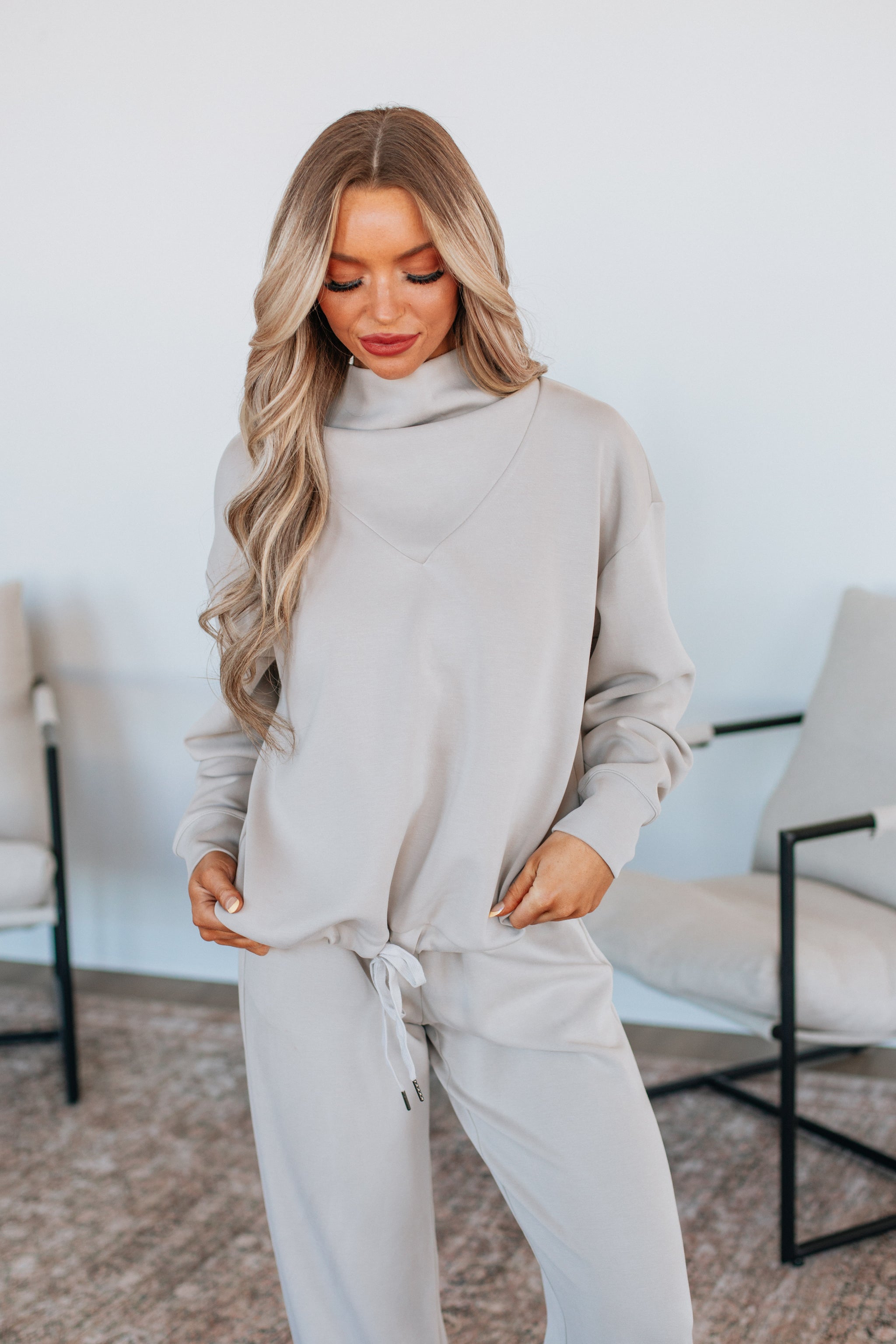 Teleri Lounge Top - Stone