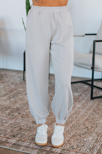 Teleri Lounge Joggers - Stone