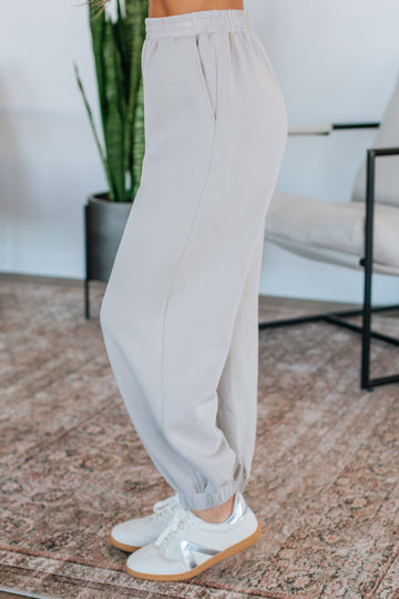 Teleri Lounge Joggers - Stone