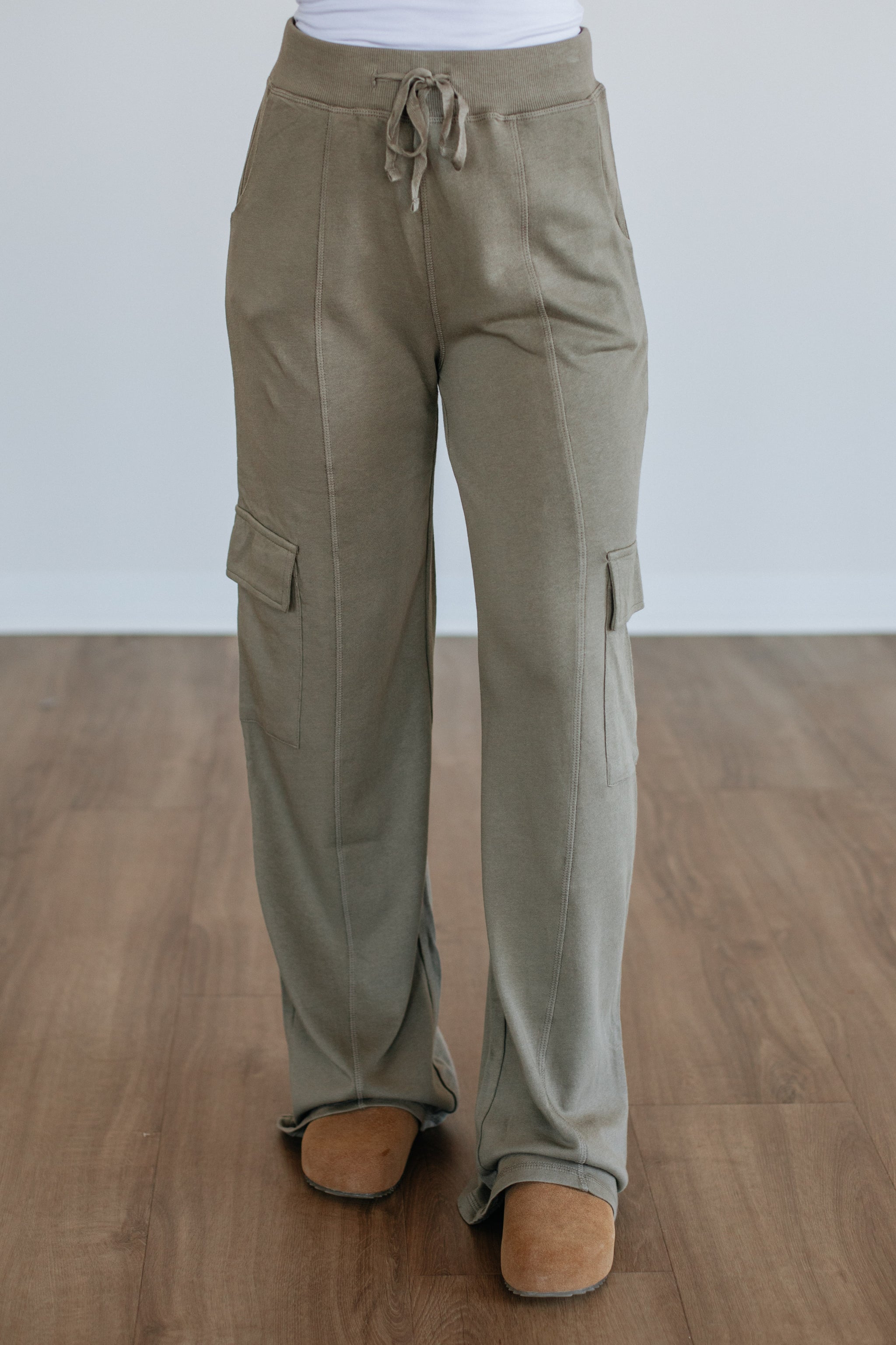 Merritt Lounge Cargo Pants - Moss