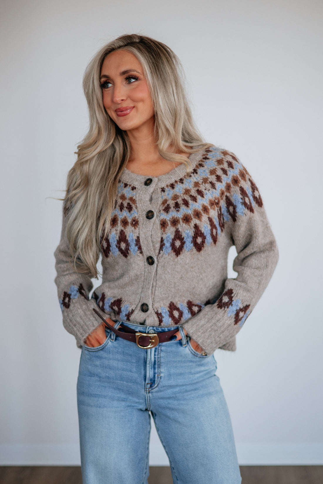 Jazmen Fair Isle Cardigan