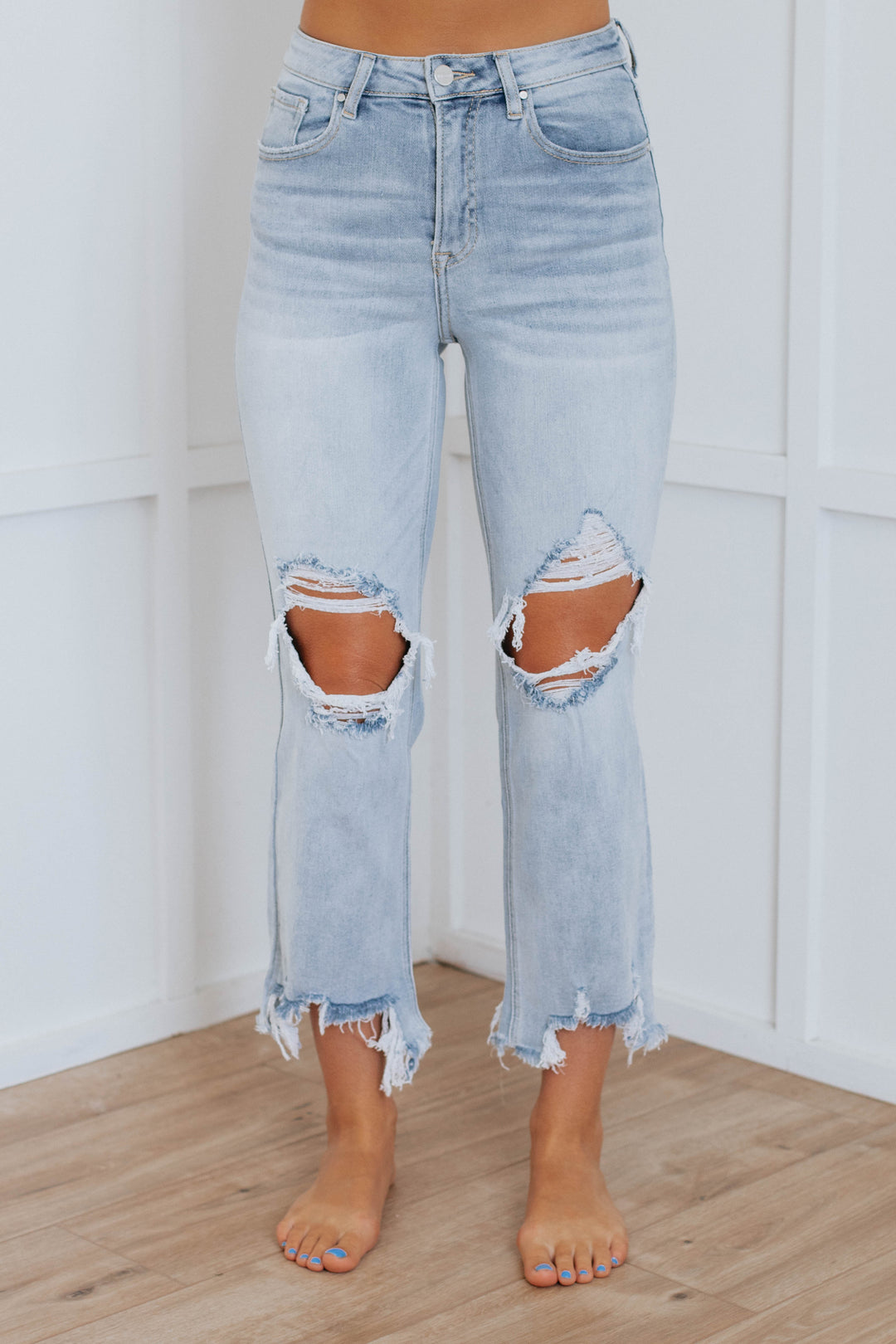 Rudy Straight Crop Jeans