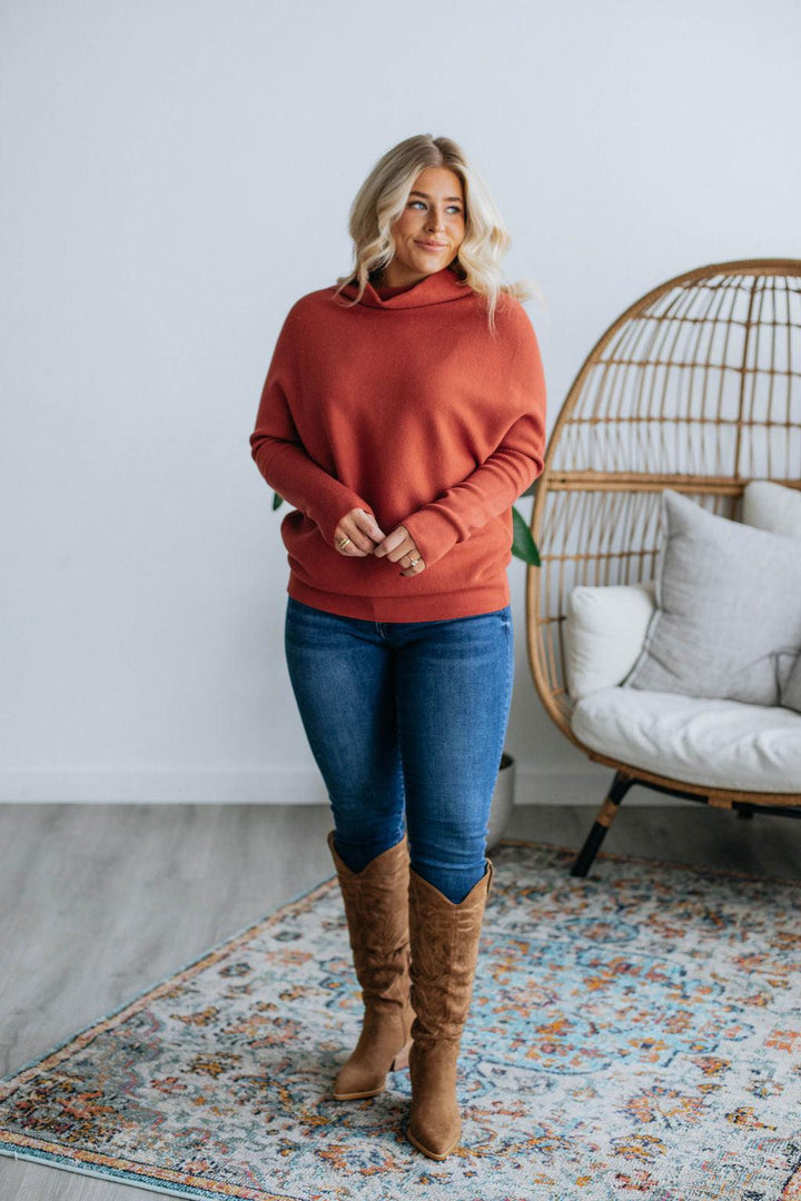 Gretchen Dolman Sweater - Spice