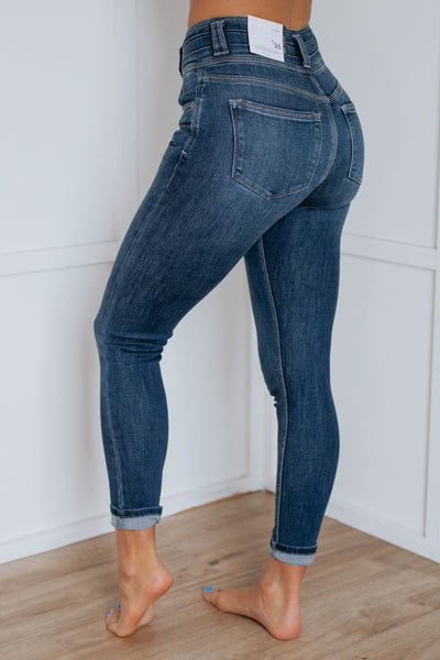 Tucker High Rise Kan Can Jeans - Dark Wash